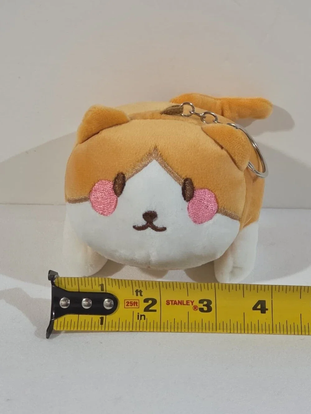 shiba inu plushie keychain